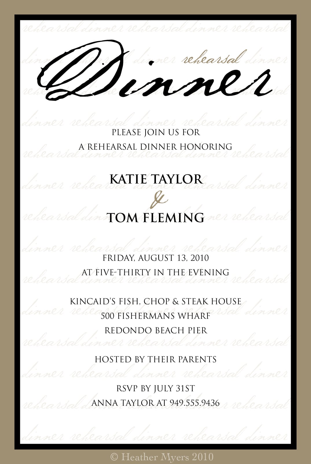 Dinner Party Invitation Wording â Gangcraft Net
